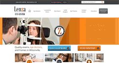 Desktop Screenshot of lenzaeye.com